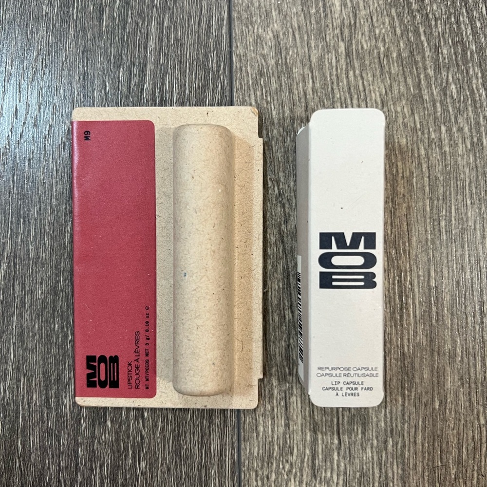 Brand NEW MOB lipstick capsule + brand new refill